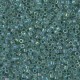 Miyuki Delica Perlen 11/0 - Forest green lined opal ab DB-1768